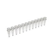 PCR reaction strip, 12 tubes